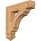 Ekena Millwork Olympic Arts & Crafts Smooth Bracket, Western Red Cedar, 3 1/2"W x 18"D x 18"H BKT04X18X18OLY03SWR - alternate 1